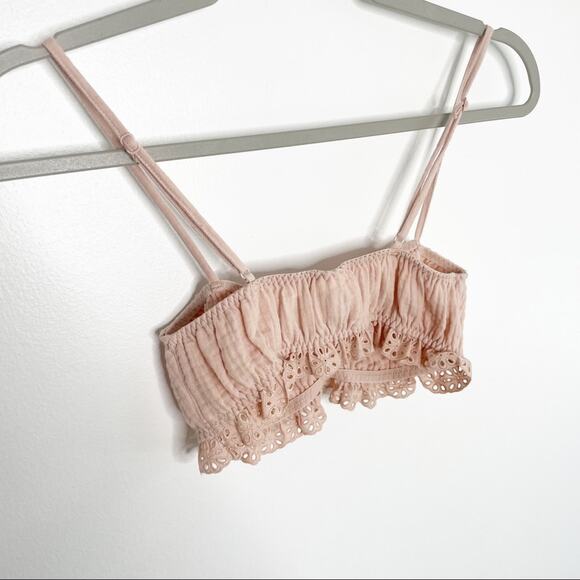 & OTHER STORIES Light Pink Cropped Top Size 4 - Picture 5 of 5